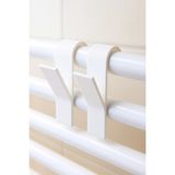 My Çiçekçim Banyo Havlupan Askısı | 3D Baskı Dayanıklı Radyatör Havlu Askısı (4 Adet)