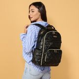 My Collection 7300 Oeste Deri Bakım Sırt Çantası %100 Suni Deri 30 cm Yükseklik ve Üzeri - Black