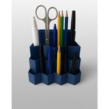 My Craft 3D Masa Üstü Organizer Kalemlik Çok Gözlü | Ofis & Çalışma Masası Düzenleyici - Lacivert