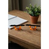 My Craft 3D MYCRAFT3D 2'li Sevimli Yengeç Tasarımlı Kalem Tutucu – Masaüstü Dekoratif Kalem Standı, Ofis ve Çalışma Masası Aksesuarı