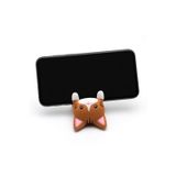 My Craft 3D MYCRAFT3D Kahverengi Kedi Figürlü Telefon Tutucu Stand - 3D Baskı Ofis Masaüstü Aksesuarı ve Biblo