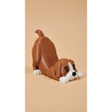 My Craft 3D MYCRAFT3D Köpek Figürlü Telefon Tutucu Stand - 3D Baskı Ofis Masaüstü Aksesuarı ve Biblo - Kahverengi