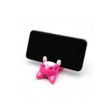 My Craft 3D MYCRAFT3D Pembe Kedi Figürlü Telefon Tutucu Stand - 3D Baskı Ofis Masaüstü Aksesuarı ve Biblo