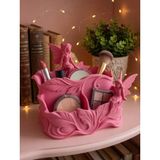 My Craft 3D MYCRAFT3D Peri Figürlü Makyaj Organizeri | Kozmetik Düzenleyici, Rujluk, Fırçalık, Takı ve Masa Üstü Aksesuar Standı - Pembe
