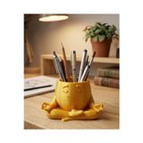 My Craft 3D MYCRAFT3D Yoga Meditasyon Figürü Masaüstü Aksesuar Huzurlu Duruşlu Kalem Kutusu 3D Tasarım Modern Düzenleyici