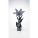 My Craft 3D MYCRAFT3D Zambak Lilyum Çiçek Dekoratif Obje – 3D Modern Biblo | Şık Ev Dekoru