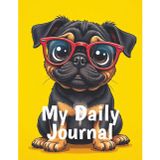 My Daily Journal: 111 pages accented with a small pug illustration in the top right corner, for all your creative journaling. Large 8.5x11 inches.
