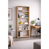 my design eviniz için en özel tasarımlar 5 Raflı modern kitaplık Büyük boy açık meşe