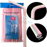 My EBİ Elegance Artistik Pipet 50 Adet x 10 mm x 280 mm - Renkli