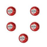 My-Ebi Kırmızı Renkli Parti Davet Plastik Tabak - 17 Cm. - 25 Adetlik 10 Paket