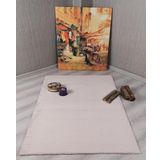 my evilla Dekoratif Tavşan Tüyü Ultra Yumuşak Peluş Kaymaz Halı Yolluk Vizon 50 x 80
