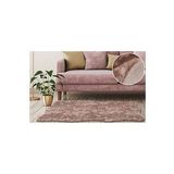 My Evilla Modern Dekoratif Halı Jel Kaymaz Taban Peluş Puffy Post Kahverengi Halı 02