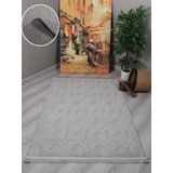 My Evilla Modern Dekoratif Lara Dokuma Salon Oturma Odası Balkon Mutfak Halısı Koridor Halı Yolluk 9401B Gri 200 x 290