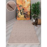 My Evilla Modern Dekoratif Lara Dokuma Salon Oturma Odası Balkon Mutfak Halısı Koridor Halı Yolluk 9401C Vizon 60 x 100