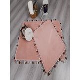 My Evilla Modern Dekoratif Multi Saçaklı Klozet Takımı 60x100 Çok Renkli