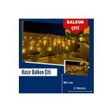 My Family Kamış Hasır Doğal Balkon Çiti Bambu Balkon Çiti Estetik Tasarım Bambu Efektli Balkon Çiti 80x300