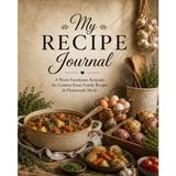 My Farmhouse Recipe Journal: A Beautiful Blank Recipe Book for Family Favorites, Homemade Meals, Baking, Preserving & Kitchen Memories