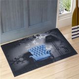 My Floor Koltuk Baskılı Çift Taraflı Kauçuk Kapı Önü Paspası - 45 x 70 cm - Renkli