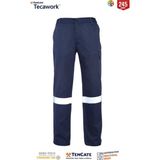 My Form Loopus Harman Kumaş Pantolon-Lacıvert - Lacivert - 3XL
