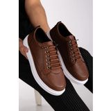 MY GROSS SHOES Erkek Taba Günlük Ortopedik Dikişli Hafif Taban Yürüyüş Garantili Spor Sneaker Ayakkabı