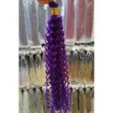 My Hair Türkiye Afro Dalgası Saç Kıvırcık Mor Renk 45 Cm