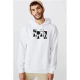 My Hero Academi Anime Class 1A Boys Beyaz Erkek 3İp Kapşonlu Sweatshirt