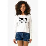 My Hero Academi Anime Class 1A Boys Ekstra Uzunkol Sweatshirt Ekru