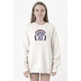 My Hero Academi Anime Earphone Jack Beyaz Kadın 2İp Sweatshirt