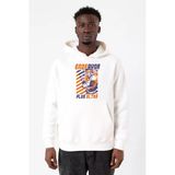 My Hero Academi Anime Endeavor Plus Ultra Beyaz Erkek 3İp Kapşonlu Sweatshirt