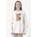 My Hero Academi Anime Endeavor Plus Ultra Beyaz Kadın 2İp Sweatshirt