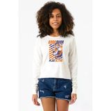 My Hero Academi Anime Endeavor Plus Ultra Ekstra Uzunkol Sweatshirt Ekru