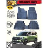 My Jasmin Ford Tourneo Courier 2024 Model 4,5d Havuzlu Paspas Seti - Siyah