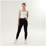 My Jeans Siyah Yüksek Bel Toparlayıcı Solmaz Kadın Kot Pantolon