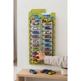 My Kids Room 20 Araba Sergileme Rafı – 20'li Regular Kart Standı | Ahşap Koleksiyon Standı - Yeşil
