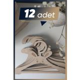 My Kids Room Ahşap Mdf Çocuk Askısı 12 Adet Sevimli Askılık Bebek Askılığı Bebek Kıyafet Askısı