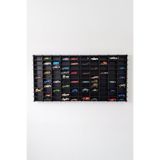 My Kids Room Oyuncak Araba Rafı 1/64 Banu Renk 100'lü Dekoratif Çocuk Odası Oyuncak Organizer (HOTWHEELS VE MATCBOX ARABALARI IÇİN UYGUNDUR)