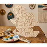 My Kids Room Papatya Çiçeği Boyama Aktivite Sanat Okul Öncesi Anaokulu Kreş Etkinlik - Kahverengi
