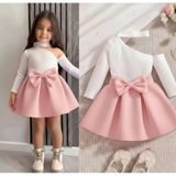 My Kids Wear Bayramlık Kız Çocuk Alt Üst Takım Beyaz-çok Renk