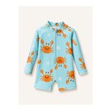 My Kids Wear Çocuk Uzun Kollu Fermuarlı Mayo – Rahat ve Konforlu Yüzme Tulumu 12881