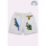My Kids Wear Erkek Çocuk Degrade Desenli Deniz Şortu 2’li Set 3-16 Yaş 12384 - Renkli - 13 - 14 Yaş