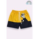 My Kids Wear Erkek Çocuk Degrade Desenli Deniz Şortu 2’li Set 3-16 Yaş 12385 - Kırmızı - Karışık - 4 - 5 Yaş
