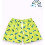 My Kids Wear Erkek Çocuk Desenli Deniz Şortu 3-16 Yaş 12412 - Karışık - Kırmızı - 7 - 8 Yaş
