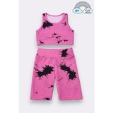 My Kids Wear Kız Çocuk Çok Amaçlı Desenli Mayo & Spor Takımı 12433 - Vizon - Karışık - 3 - 4 Yaş