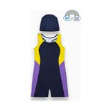 My Kids Wear Kız Çocuk Deniz Yüzücü Mayoları 5-16 Yaş 12601 Lacivert