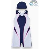 My Kids Wear Kız Çocuk Deniz Yüzücü Mayoları 5-16 Yaş 12604 - Gri - 7 - 8 Yaş