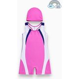 My Kids Wear Kız Çocuk Deniz Yüzücü Mayoları 5-16 Yaş 12620 - Vizon - Karışık - 5 - 6 Yaş