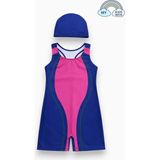 My Kids Wear Kız Çocuk Deniz Yüzücü Mayoları 5-16 Yaş 12623 - Yeşil - Karışık - 7 - 8 Yaş