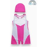 My Kids Wear Kız Çocuk Deniz Yüzücü Mayoları 5-16 Yaş 12626 - Karışık - Pembe - 5 - 6 Yaş