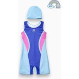 My Kids Wear Kız Çocuk Deniz Yüzücü Mayoları 5-16 Yaş 12633 - Renkli - 7 - 8 Yaş