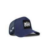 My Life My Rules Logolu Cordura Lacivert Trucker Şapka